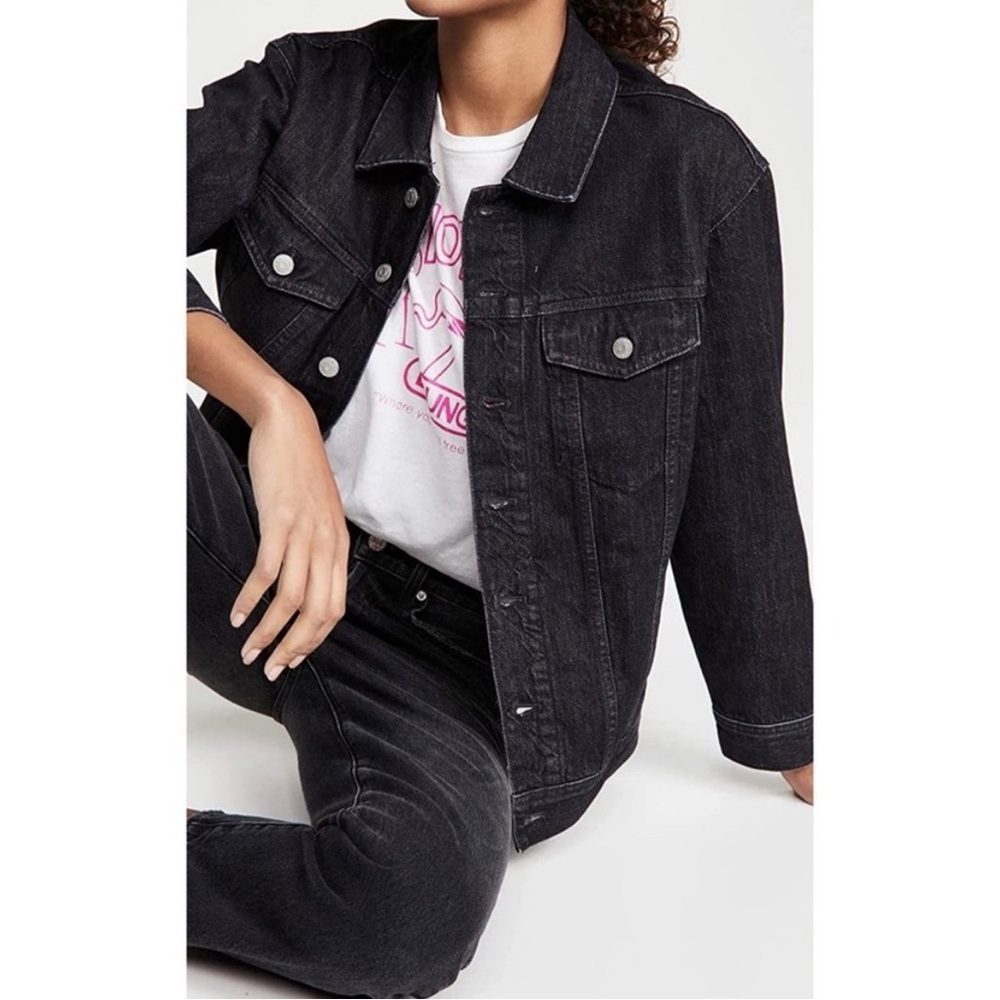 Madewell Oversized Jean Jacket in Lunar Wash